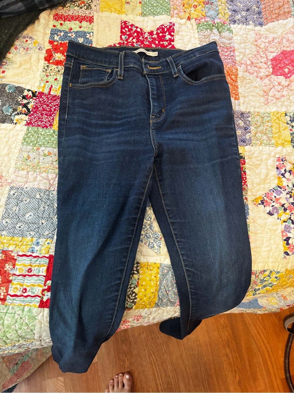Levi's Dark Blue Skinny Jeans